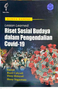 Image of Riset Sosial Budaya dalam Pengendalian Covid-19