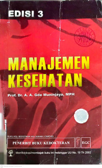 Image of MANAJEMEN KESEHATAN