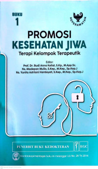 Image of Promosi Kesehatan Jiwa : Terapi Kelompok Terapeutik