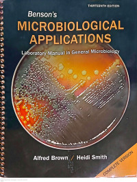 Image of Benson's MICROBIOLOGICAL APPLICATIONS Laboratory Manual in General Microbiology