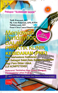 Image of Menjawab Pertanyaan Dalam Praktik Klinik Kebidanan (PKK)